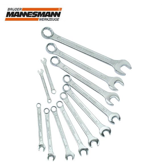 Mannesmann 130-08 DIN Kombine Anahtar Takımı (8 parça, 8-19mm)