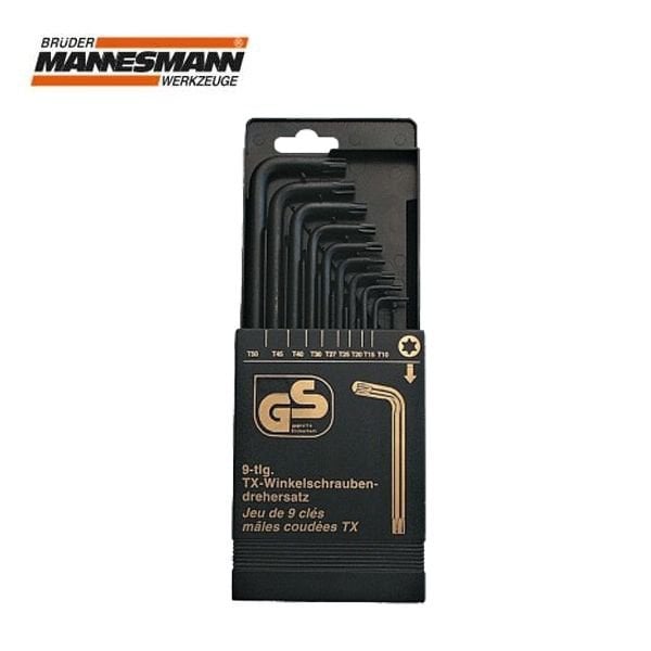 Mannesmann 18100 Allen Anahtar Seti (Torx, 9 Parça)