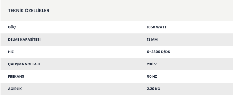 Rtrmax RTM1590 1050W Elektrikli Darbeli Matkap