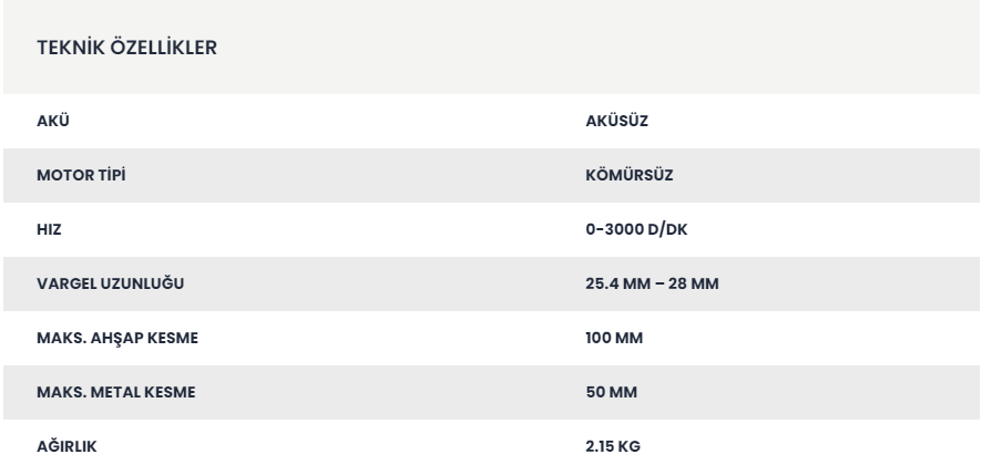 Rtrmax RTX2067B 18V Kömürsüz Akülü Tilki Kuyruğu (Akü Hariç)