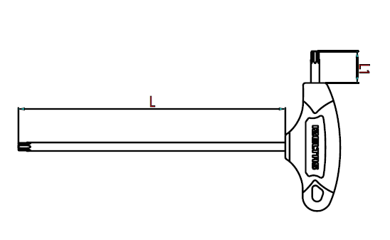 T Tipi Torx Allen Anahtar